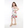 imageGirl Hawaiian Tank Round Neck Dress in Pretty TropicalPretty Tropical White