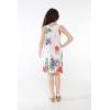 imageGirl Hawaiian Tank Round Neck Dress in Pretty TropicalPretty Tropical White