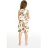 imageGirl Hawaiian Round Neck with Ruffle Dress in Rafelsia CreamRafelsia Cream