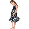 imageGirl Hawaiian Elastic Top Strap Dress in Day Dream BloomMidnight Bloom