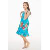 imageGirl Hawaiian Elastic Top Strap Dress in Pretty Tropical Hot PinkPretty Tropical Turquoise