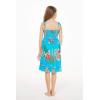 imageGirl Hawaiian Elastic Top Strap Dress in Pretty Tropical Hot PinkPretty Tropical Turquoise