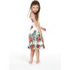 imageGirl Hawaiian Elastic Top Strap Dress in Pretty Tropical Hot PinkPretty Tropical White