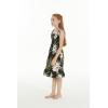 imageGirl Hawaiian Elastic Top Strap Dress in Wispy CereusWispy Cereus Black