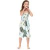 imageGirl Hawaiian Elastic Top Strap Dress in Wispy CereusWispy Cereus Light Blue