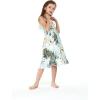 imageGirl Hawaiian Elastic Top Strap Dress in Wispy CereusWispy Cereus Light Blue
