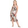 imageGirl Hawaiian Halter Dress in Neon SunsetNeon Sunset