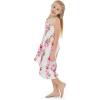 imageGirl Hawaiian Halter Dress in Pink Hibiscus Vine BlackPink Hibiscus Vine