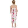 imageGirl Hawaiian Halter Dress in Pink Hibiscus Vine BlackPink Hibiscus Vine