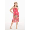 imageGirl Hawaiian Halter Dress in Pretty Tropical Hot PinkPretty Tropical Hot Pink