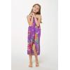 imageGirl Hawaiian Halter Dress in Pretty Tropical Hot PinkPretty Tropical Purple