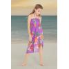 imageGirl Hawaiian Halter Dress in Pretty Tropical Hot PinkPretty Tropical Purple