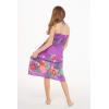 imageGirl Hawaiian Halter Dress in Pretty Tropical Hot PinkPretty Tropical Purple