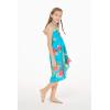 imageGirl Hawaiian Halter Dress in Pretty Tropical Hot PinkPretty Tropical Turquoise