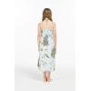 imageGirl Hawaiian Halter Dress in Various PatternsWispy Cereus Light Blue