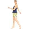 imageHawaii Hangover Womens Athletic Sportswear Solid Tank Top and Patterned Bike Shorts SetGarden Poppy Yellow