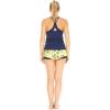 imageHawaii Hangover Womens Athletic Sportswear Solid Tank Top and Patterned Tennis Shorts SetGarden Poppy Yellow