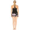 imageHawaii Hangover Womens Athletic Sportswear Solid Tank Top and Patterned Tennis Shorts SetLotus and Orchid Black