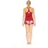 imageHawaii Hangover Womens Athletic Sportswear Solid Tank Top and Patterned Tennis Shorts SetLotus and Orchid Red