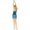 imageWomens Athletic Sportswear Solid Tank Top and Patterned Skorts with Tights SetCrayon Palms Green