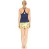 imageWomens Athletic Sportswear Solid Tank Top and Patterned Skorts with Tights SetGarden Poppy Yellow
