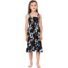 imageGirl Hawaiian Elastic Top Strap Dress in Day Dream BloomMidnight Bloom