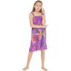 imageGirl Hawaiian Elastic Top Strap Dress in Pretty Tropical Hot PinkPretty Tropical Purple