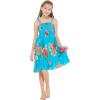 imageGirl Hawaiian Elastic Top Strap Dress in Pretty Tropical Hot PinkPretty Tropical Turquoise