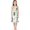 imageGirl Hawaiian Elastic Top Strap Dress in Wispy CereusWispy Cereus Light Blue
