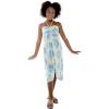 imageGirl Hawaiian Halter Dress in Pacific Palm CreamPacific Palm Cream