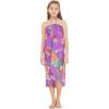 imageGirl Hawaiian Halter Dress in Pretty Tropical Hot PinkPretty Tropical Purple
