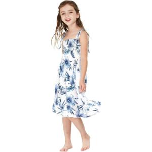 imageGirl Hawaiian Elastic Top Strap Dress in Day Dream BloomDay Dream Bloom