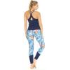 imageHawaii Hangover Womens Athletic Sportswear Solid Tank Top and Patterned Legging SetFirebird Blue White