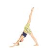 imageWomens Athletic Sportswear Solid Bra Top and Patterned Bike Shorts SetGarden Poppy Yellow