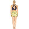 imageWomens Athletic Sportswear Solid Bra Top and Patterned Skorts with Tights SetGarden Poppy Yellow