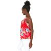 imageHawaii Hangover Womens Hawaiian Spaghetti Strap Top in Hibiscus BlueHibiscus Red