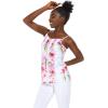 imageHawaii Hangover Womens Hawaiian Spaghetti Strap Top in Pink Hibiscus VinePink Hibiscus Vine