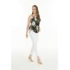 imageHawaii Hangover Womens Hawaiian Spaghetti Strap Top in Wispy CereusWispy Cereus Black