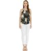 imageHawaii Hangover Womens Hawaiian Spaghetti Strap Top in Wispy CereusWispy Cereus Black