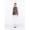 imageHawaii Hangover Womens Hawaiian Tank Top in Pink Hibiscus VinePink Black Hibiscus Vine