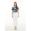 imageWomens Hawaiian OffShoulder Smock Top in Orchid BreezeOrchid Breeze Navy