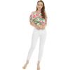 imageWomens Hawaiian OffShoulder Smock Top in Lotus and OrchidLotus and Orchid