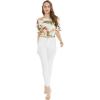 imageWomens Hawaiian OffShoulder Smock Top in RafelsiaCream Rafelsia