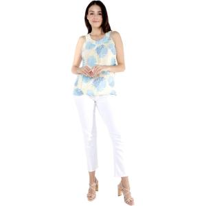 imageHawaii Hangover Womens Hawaiian Tank Top in FloralPacific Palm Cream