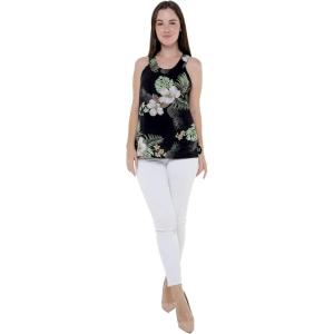 imageHawaii Hangover Womens Hawaiian Tank Top in Pineapple GardenPineapple Garden Black