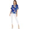 imageHawaii Hangover Womens Hawaiian Aloha Shirt in HibiscusHibiscus Blue