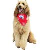imageHawaiian Matching Pattern Dog Bandana in Hibiscus Black Size LargeBandana in Hibiscus Red