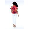 imageWomens Hawaiian Lady Aloha Shirt in Sunset and Dolphin in YellowSunset and Dolphin in Red