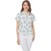 imageWomens Hawaiian Lady Aloha Shirt in Marlin BlueMarlin Yellow