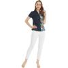 imageWomens Hawaiian Lady Aloha Shirt in Orchid Paradise NavyOrchid Paradise Navy